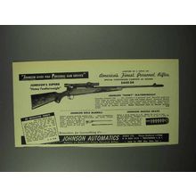 1952 Johnson Honey Featherweight Rifle Ad