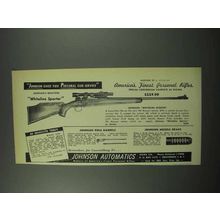 1952 Johnson Whiteline Sporter Rifle Ad