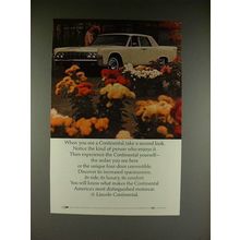 1964 Lincoln Continental Car Ad - When You See, Take a Second Look