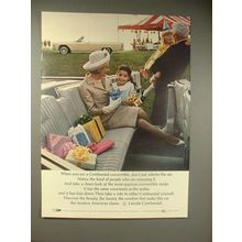 1964 Lincoln Continental Convertible Car Ad - Admire!