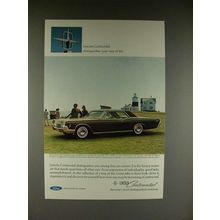 1966 Lincoln Continental Coupe Car Ad - Distinguishes