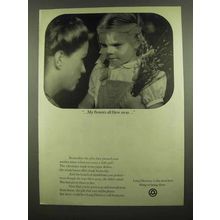 1974 Bell Telephone Ad - My Flowers All Blew Away