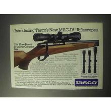 1985 Tasco MAG-IV Riflescopes Ad
