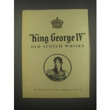 1959 King George IV Scotch Advertisement