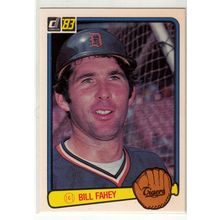 1983 Donruss baseball card 281 Bill Fahey