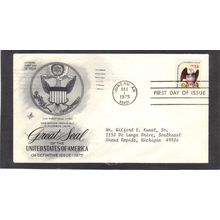 FDC Art Craft 1596 13c Eagle (Cachet-Typed/A) CV41740