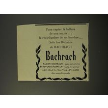 1953 Bachrach Photography Ad - Para captar la belleza de una mujer