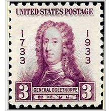 USA # 726 - 1933 3c General James Edward Ogelthorpe, Georgia Bicentennial Unm V1