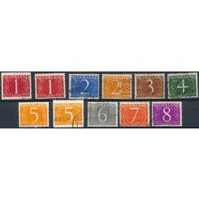 Van Krimpen: 11 Values - Netherlands 1946/57 - Used Hinged
