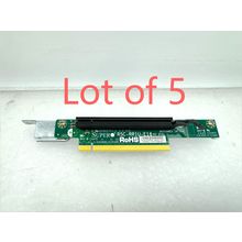 Lot of5 Supermicro RSC-RR1U-E16 1U PCIe x16 Right-Angle Riser Card Metal Bracket