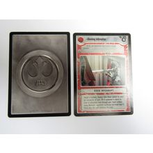 Star Wars 1997 Cloud City Decipher CCG B/B Card Shocking Information LS