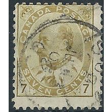 Canada 1903 SG180 7c Yellow-Ochre Good/Fine Used .. ..