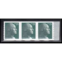 3617 23c George Washington Fine MNH Strip of 3 PA3824