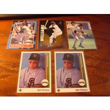 1988-1995, 5-Cards, MATT WILLIAMS, Giants