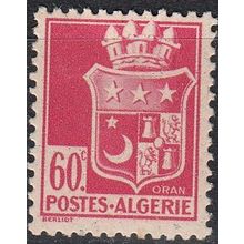 Algérie 1942 Michel 183IA Neuf ** Cote (2005) 0.90 € Armoirie Oran