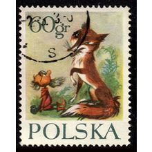 Poland 1962 Fairy Tales 60G Used Stamp Fox Animals