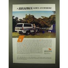 1992 Brahma Pickup Top Ad - Goes Anywhere