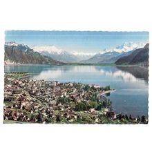 VEVEY, SWITZERLAND unused vintage postcard #