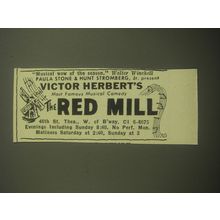 1946 The Red Mill Musical Advertisement - Musical wow of the season