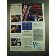 1987 Dillon RL-550 Reloading Machine Advertisement - Easy as A-B-C