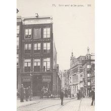 Rokin Vanaf De Dam Gezien in 1896 Reproduction Old View Postcard