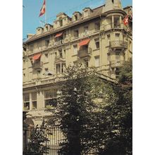 Hotel Eden Luzern Switzerland Postcard