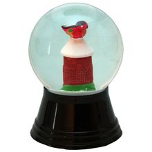 PR1297 - Perzy Snowglobe - Small Birdhouse - 2.5"H x 1.5"W x 1.5"D