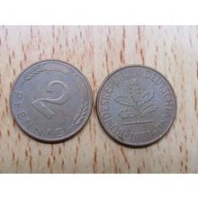 1981j 2 Pfennig Germany Coin
