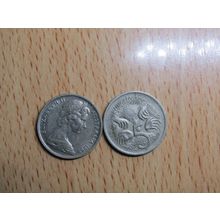 Australia 1968 5 Cents Coin