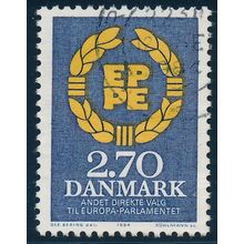 Denmark AFA 0753/Scott 753, 2.70kr European Parliament, VF used stamp