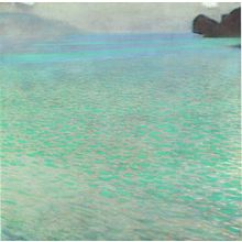 on Lake Attersee- Klimt 1900 Poster Canvas Movie Film Print A0 A1 A2 A3 A4 A5 A6