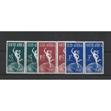 SouthAfrica.75th Anniv Universal Postal Union set of 3 Pairs.UM/Mint.Aug25a