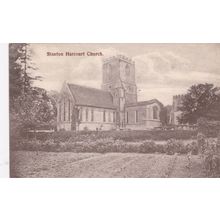ED 351 STANTON HARCOURT CHURCH. PRINTED POSTCARD
