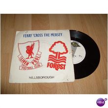 ferry `cross the mersey / abide with me. 1989 7" p/s.pwl 41