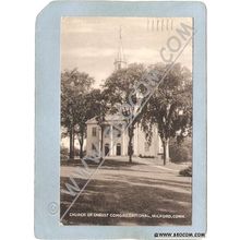 CT Milford Postcard Church Of Christ Congregational ct_box3~1470