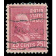 Used 829 25c William McKinley Just Clears M08115