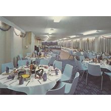 The Heathrow Airport Ambassador Hotel Banqueting Suite Restaurant 1980s Postcard