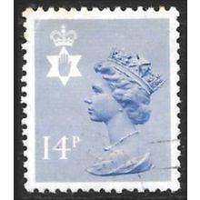 1971-93 Northern Ireland Definitive - SG NI38 14p grey blue Queen Elizabeth C5