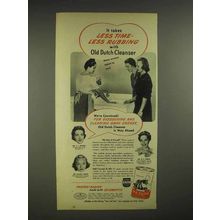 1946 Old Dutch Cleanser Ad - Less Time Less Rubbing