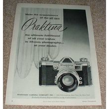 1956 Praktina FX Camera Ad, Make Aquaintance!