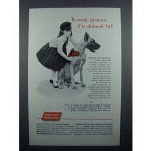 1959 America Fore Insurance Ad - It Won't Protect