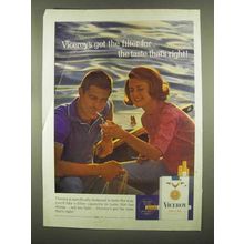 1965 Viceroy Cigarettes Ad - For Taste That's Right