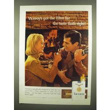 1965 Viceroy Cigarettes Ad - For The Taste