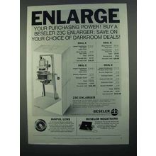 1968 Beseler 23C Enlarger Ad - Purchasing Power