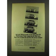 1968 Union 76 Oil Ad - Performance Trials