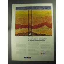 1968 Union 76 Oil Ad - Now Wells Are Taking Pills