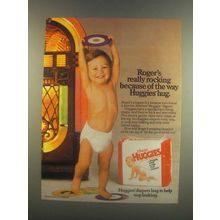 1985 Huggies Diapers Ad - Roger's Really Rocking