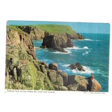 LAND'S END, Cornwall used postcard 1981 postmark =