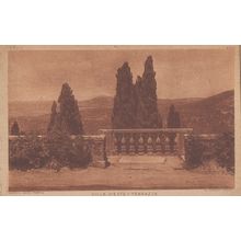 Terrazza Villa Italy Antique Postcard