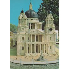 St Pauls Cathedral Miniature London Model Tucktonia Rare Postcard
